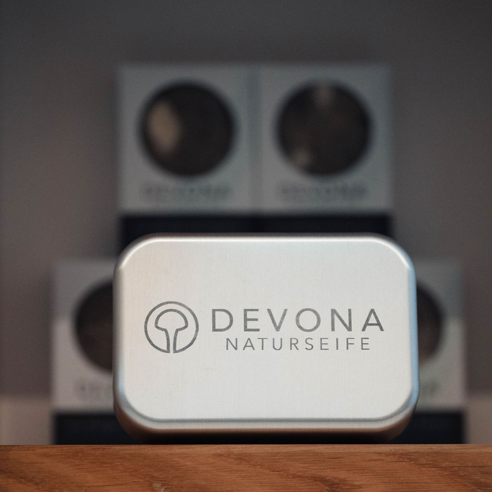 Bundle 5 x DEVONA Naturseife + Seifendose gratis